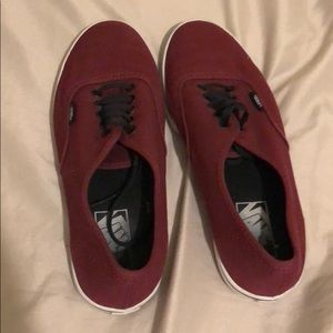 Maroon Vans